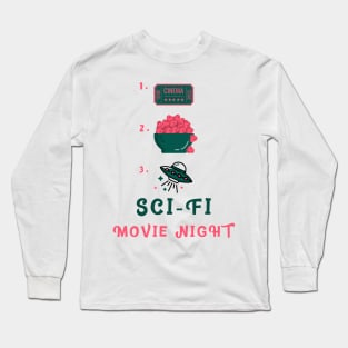 Sci-Fi Movie Night Long Sleeve T-Shirt